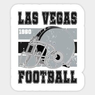 Las Vegas Retro Football Sticker